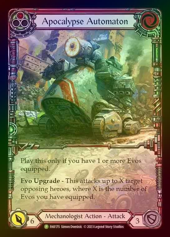 【CF】[Mechanologist] Apocalypse Automaton (Extended Art) [FAB175] (Promo) Cold Foil