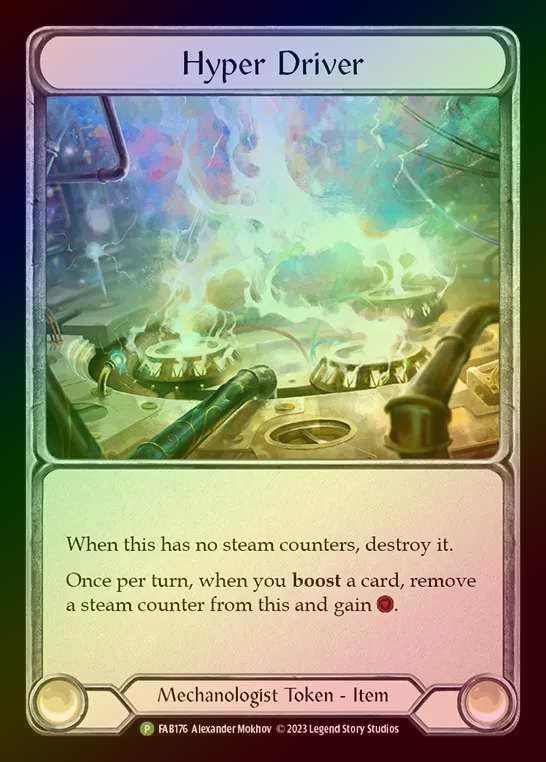 【CF】[Mechanologist] Hyper Driver [FAB176] (Promo) Cold Foil