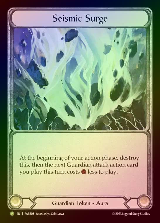 【CF】[Guardian] Seismic Surge [FAB203] (Promo) Cold Foil