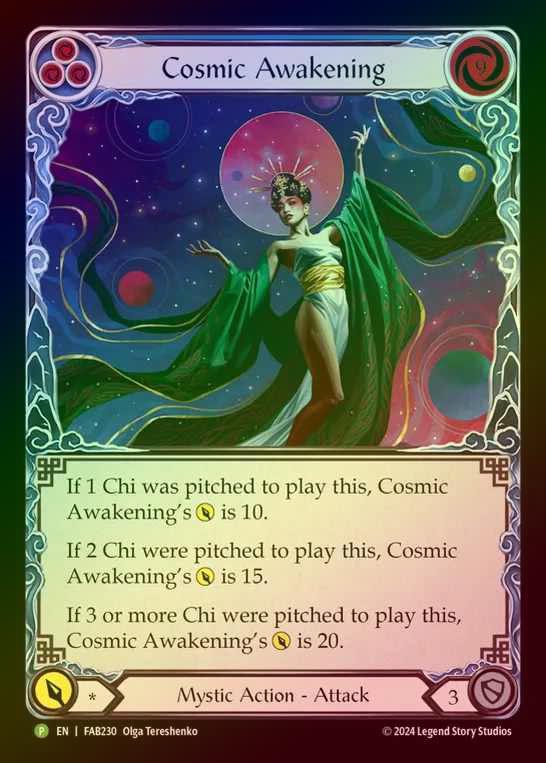 【CF】[Mystic] Cosmic Awakening [FAB230] (Promo) Cold Foil