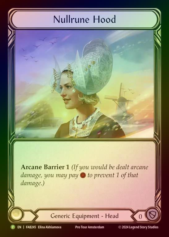 【RF】[Generic] Nullrune Hood [FAB245] (Promo) Rainbow Foil