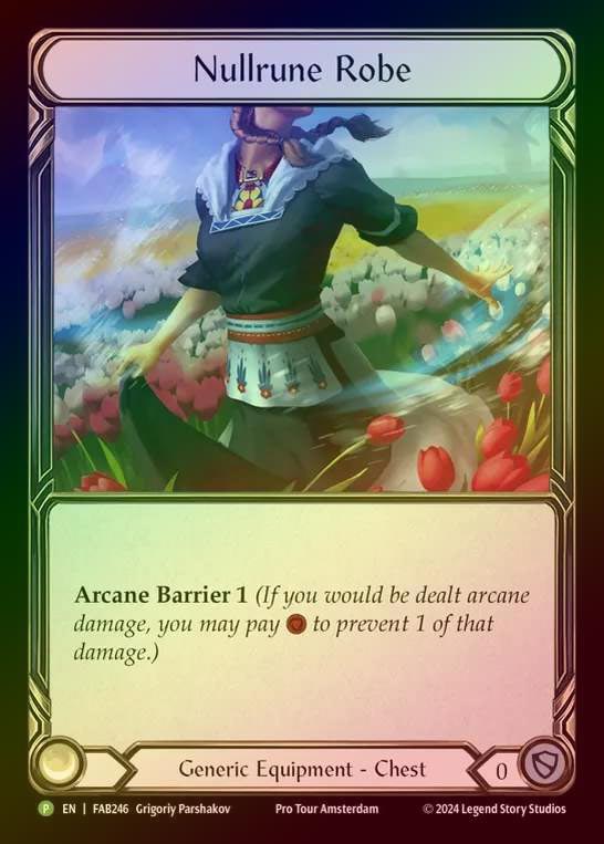 【RF】[Generic] Nullrune Robe [FAB246] (Promo) Rainbow Foil