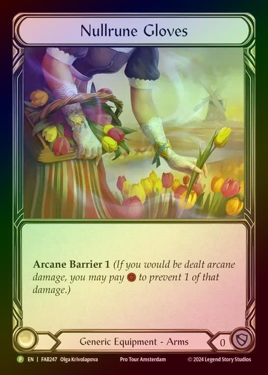 【RF】[Generic] Nullrune Gloves [FAB247] (Promo) Rainbow Foil