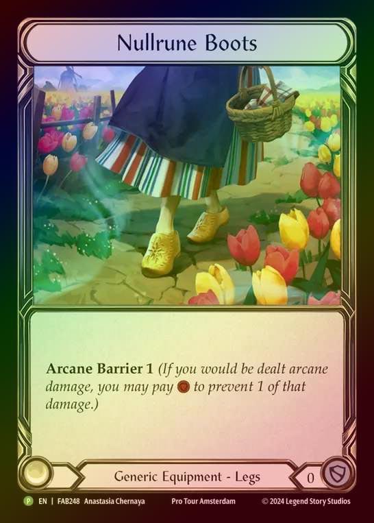 【RF】[Generic] Nullrune Boots [FAB248] (Promo) Rainbow Foil