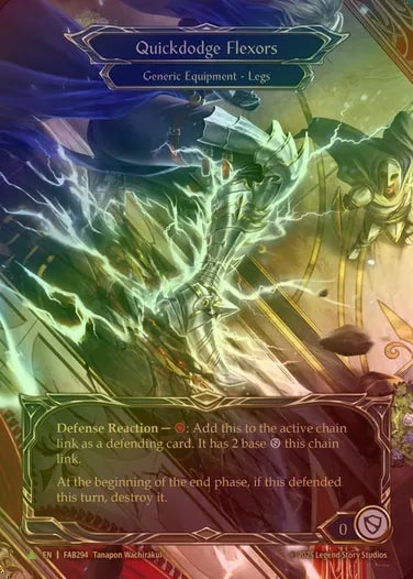 【CF】[Generic] Quickdodge Flexors (Extended Art)  [FAB294-P]