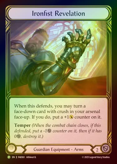 【GF】[Guardian] Ironfist Revelation [FAB361-P]