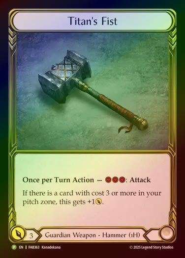 【GF】[Guardian] Titan's Fist [FAB363-P]