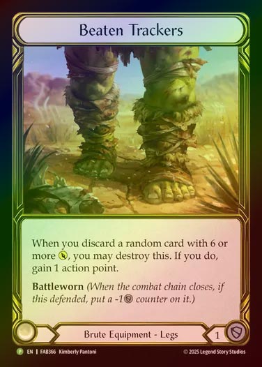 【GF】[Brute] Beaten Trackers [FAB366-P]