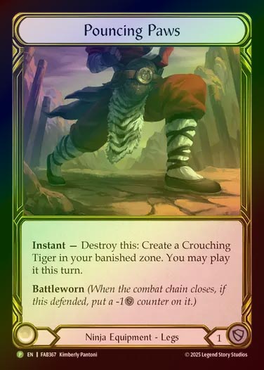 【GF】[Ninja] Pouncing Paws [FAB367-P]