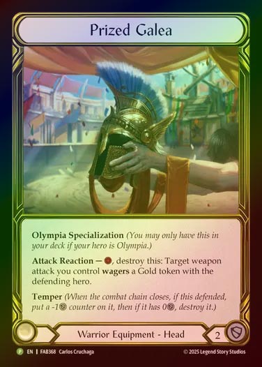 【GF】[Warrior] Prized Galea [FAB368-P]