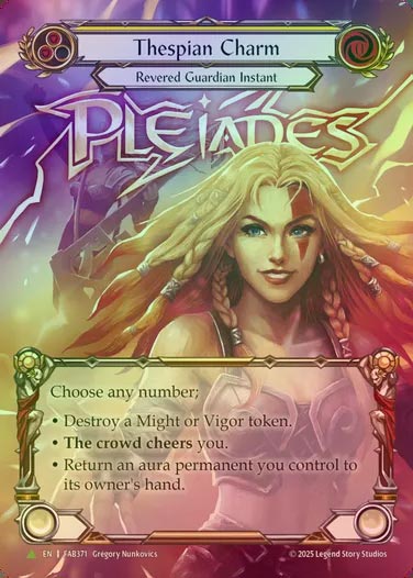 【CF】[Revered Guardian] Thespian Charm (Extended Art)  [FAB371-P]