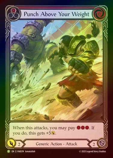 【CF】[Generic] Punch Above Your Weight (Extended Art)  [FAB374-P]