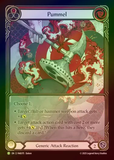 【RF】[Generic] Pummel (Alternate Art)  [FAB375-P]