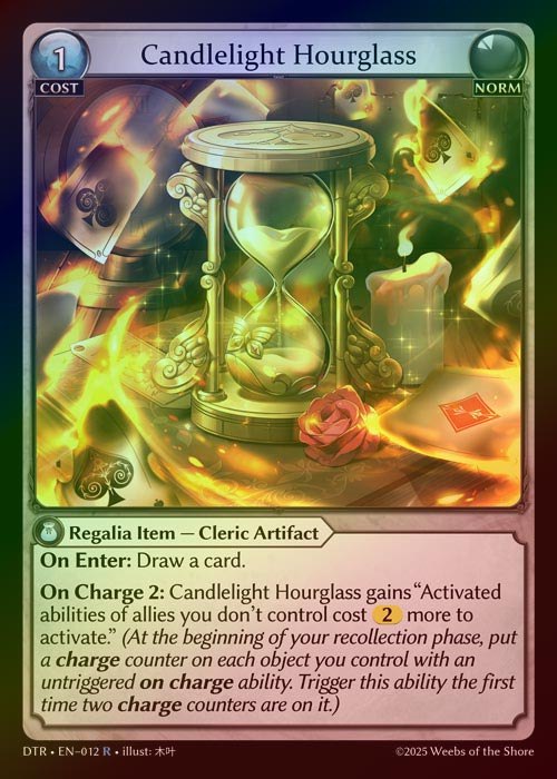 【FOIL】[Norm] Candlelight Hourglass [DTR012-R]