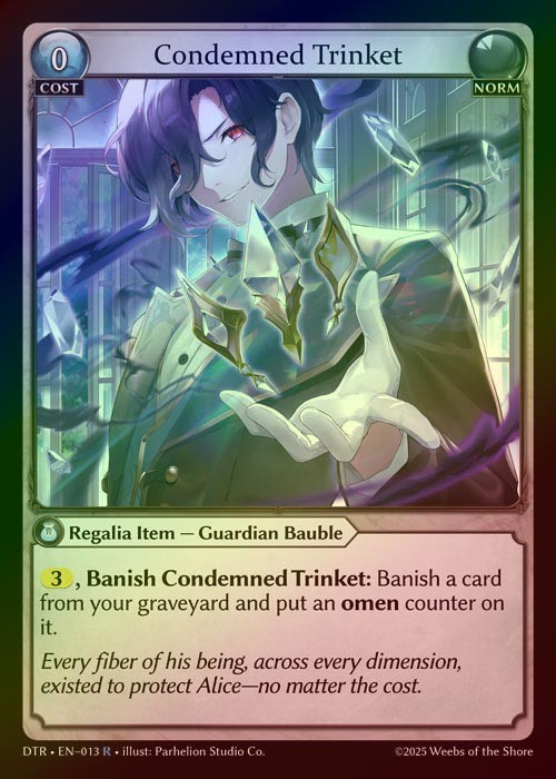 【FOIL】[Norm] Condemned Trinket [DTR013-R]