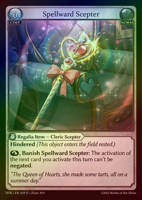 【FOIL】[Norm] Spellward Scepter [DTR019-R]
