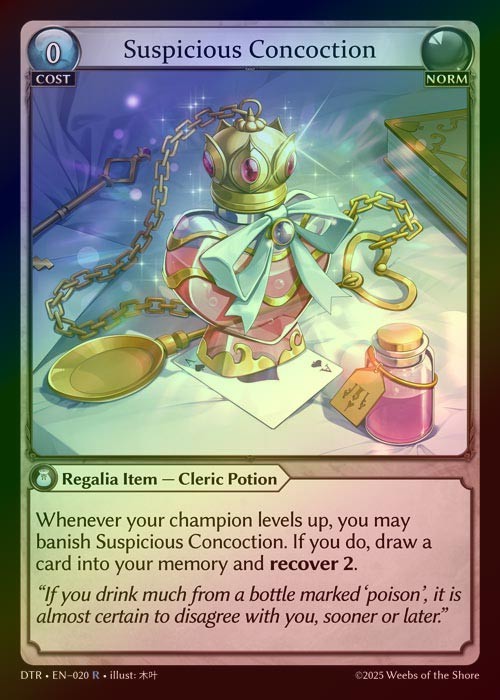 【FOIL】[Norm] Suspicious Concoction [DTR020-R]