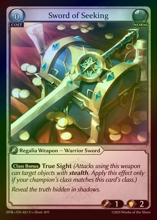【FOIL】[Norm] Sword of Seeking [DTR021-U]