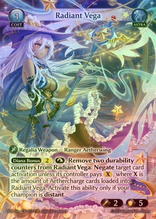【FOIL】[Astra] Radiant Vega [DTR035-UR]