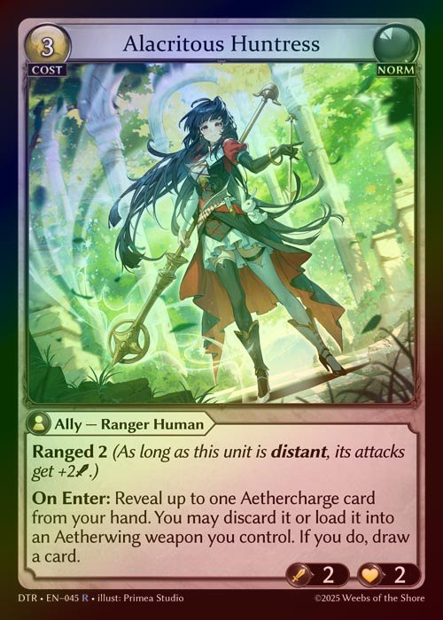 【FOIL】[Norm] Alacritous Huntress [DTR045-R]