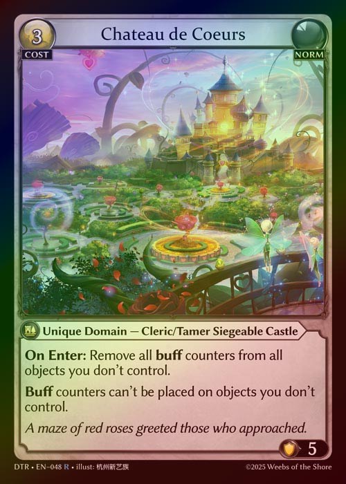 【FOIL】[Norm] Chateau de Coeurs [DTR048-R]