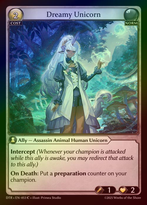【FOIL】[Norm] Dreamy Unicorn [DTR053-C]