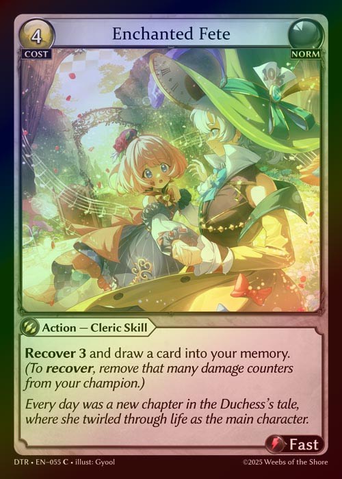【FOIL】[Norm] Enchanted Fete [DTR055-C]