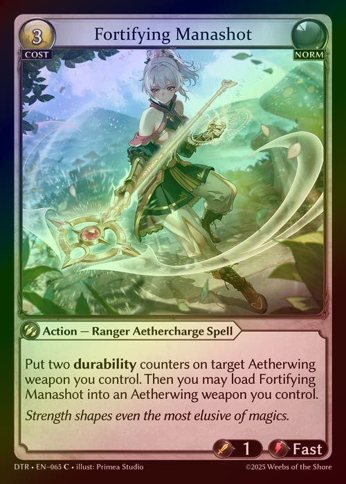 【FOIL】[Norm] Fortifying Manashot [DTR065-C]