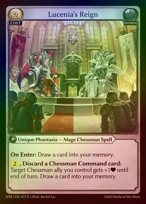 【FOIL】[Norm] Lucenia's Reign [DTR073-R]