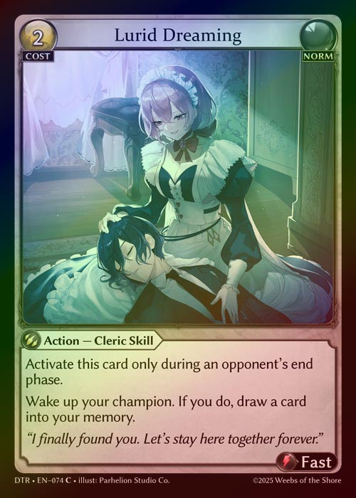 【FOIL】[Norm] Lurid Dreaming [DTR074-C]