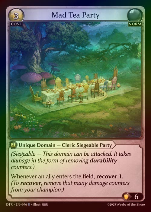 【FOIL】[Norm] Mad Tea Party [DTR076-R]