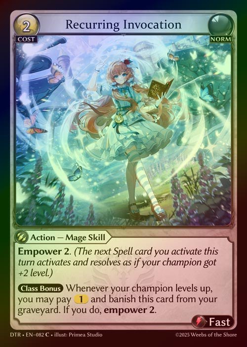 【FOIL】[Norm] Recurring Invocation [DTR082-C]