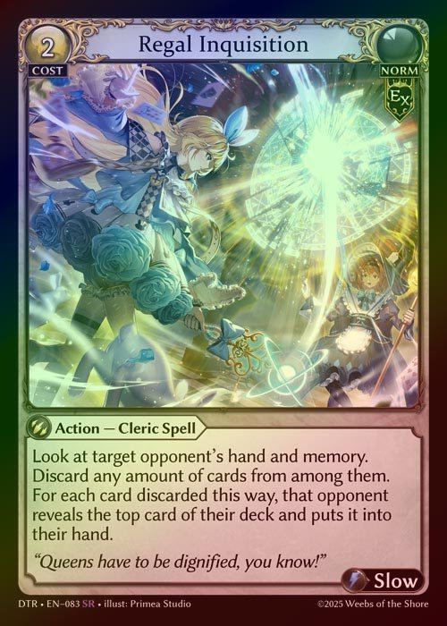 【FOIL】[Norm] Regal Inquisition [DTR083-SR]