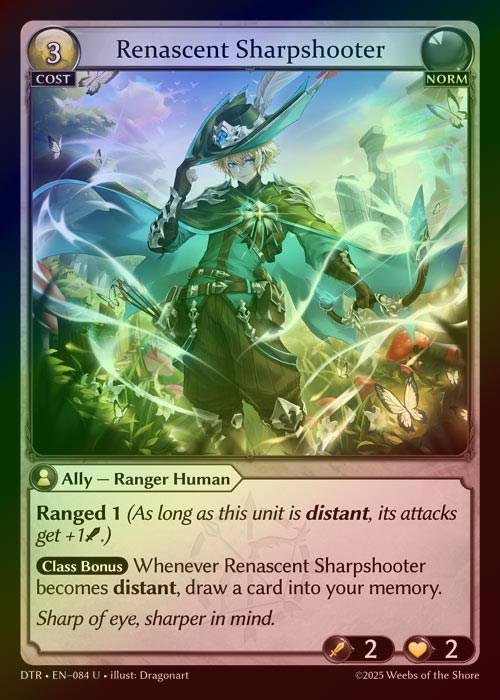【FOIL】[Norm] Renascent Sharpshooter [DTR084-U]