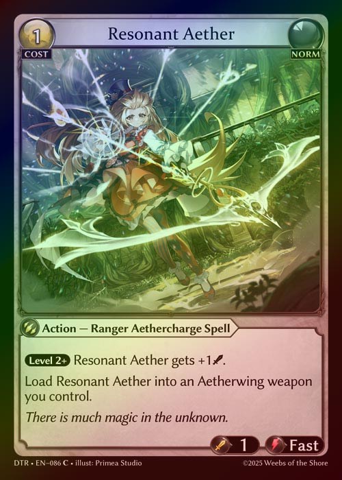 【FOIL】[Norm] Resonant Aether [DTR086-C]