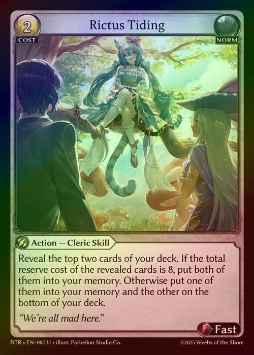 【FOIL】[Norm] Rictus Tiding [DTR087-U]