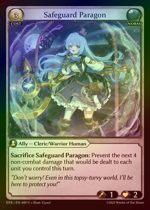 【FOIL】[Norm] Safeguard Paragon [DTR089-U]