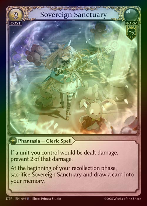 【FOIL】[Norm] Sovereign Sanctuary [DTR093-C]