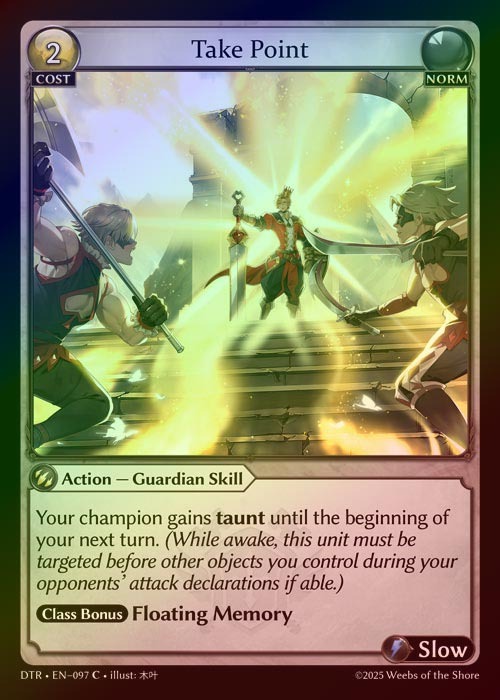 【FOIL】[Norm] Take Point [DTR097-C]