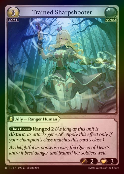 【FOIL】[Norm] Trained Sharpshooter [DTR099-C]