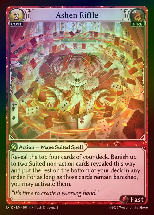 【FOIL】[Fire] Ashen Riffle [DTR107-R]