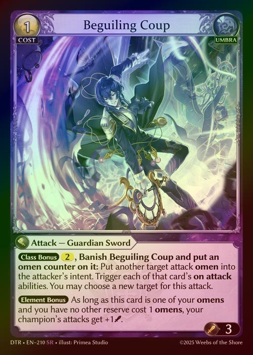 【FOIL】[Umbra] Beguiling Coup [DTR210-SR]