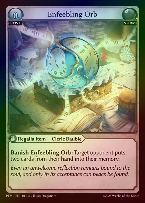 【FOIL】[Norm] Enfeebling Orb [PTM011-U]