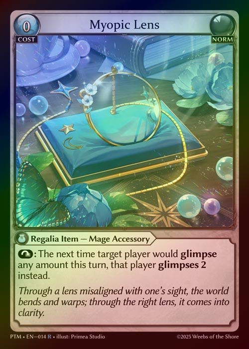 【FOIL】[Norm] Myopic Lens [PTM014-R]