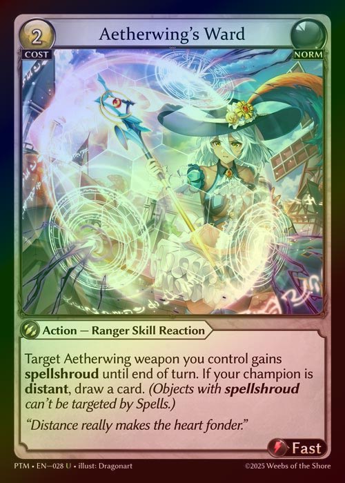 【FOIL】[Norm] Aetherwing's Ward [PTM028-U]