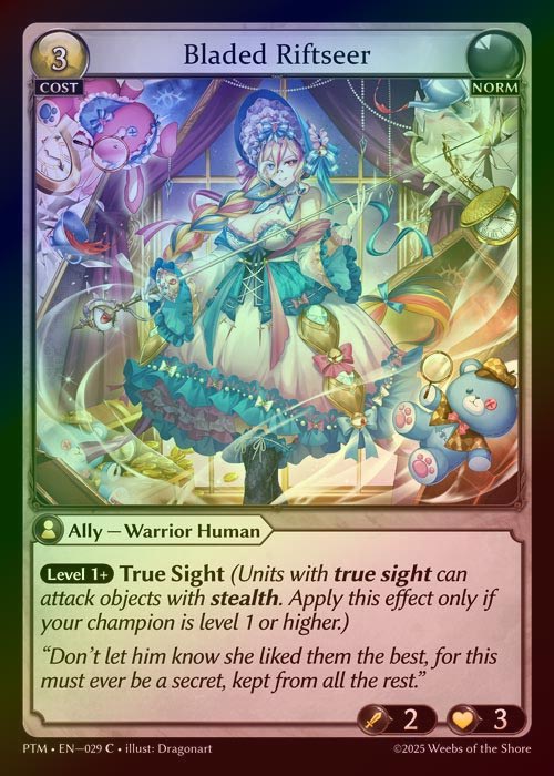 【FOIL】[Norm] Bladed Riftseer [PTM029-C]