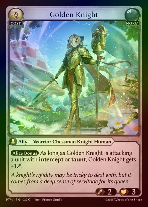 【FOIL】[Norm] Golden Knight [PTM037-C]