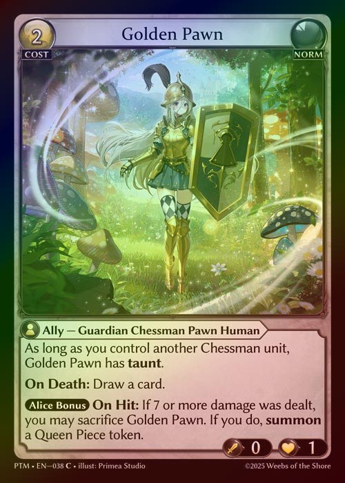 【FOIL】[Norm] Golden Pawn [PTM038-C]
