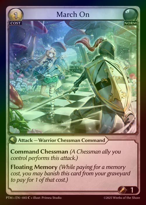 【FOIL】[Norm] March On [PTM045-C]