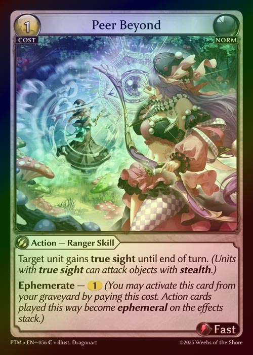 【FOIL】[Norm] Peer Beyond [PTM056-C]